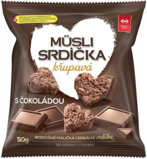 Semix Müsli srdiečka chrumkavé - 50g - s čokoládou