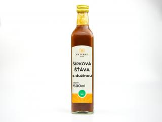 Šípková šťava s dužinou 500ml Natural