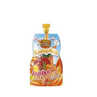 Šťava 100% Rakytník Jablko 250ml Ovocňák