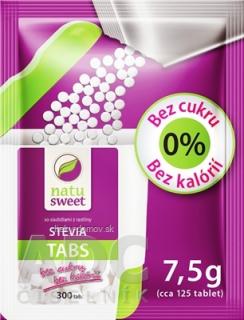 Stevia tabs.sáčok 7,5g NATUSWEET