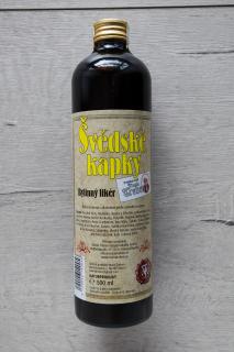 Švédske kvapky so šafránom (32% alkoholu) 500ml Marie Treben