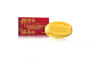 Tuhé ayurvedské mydlo 100g Chandanalepa