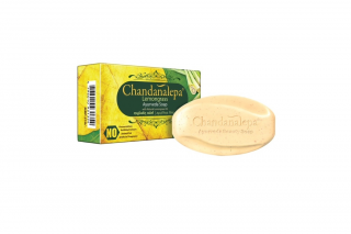 Tuhé ayurvedské mydlo Lemongrass 100g Chandanalepa