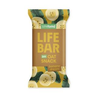 Tyčinka Oat snack banánový BIO 40g Lifefood