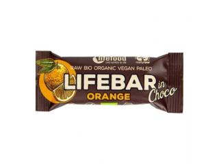 Tyčinka pomaranč v horkej čokoláde RAW BIO 40g Lifefood