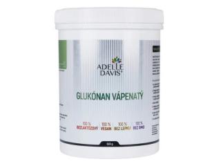 Vápnik, prášok 600g (Glukónan vápenatý) Adelle Davis