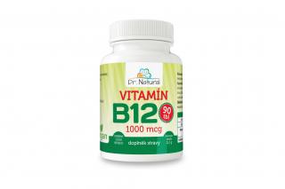 Vitamín B12 1000 mcg  vegan  90 tablet - Dr. Natural 22,5g