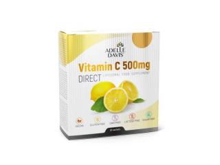Vitamin C 500mg DIRECT, lipozomálny doplnok výživy, 30 sáčkov Adelle Davis