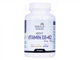 VITAMÍN D3+K2 60 KAPSÚL ADELLE DAVIS