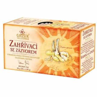 Zahrievací so zázvorom, porciovaný 20 x 1,5g Grešík
