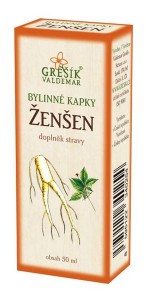 Ženšen kvapky 50ml Grešík