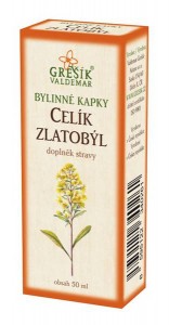 Zlatobyľ Celík kvapky 50ml Grešík