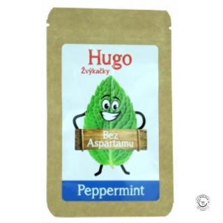 Žuvačky Peppermint bez aspartamu 45g HUGO