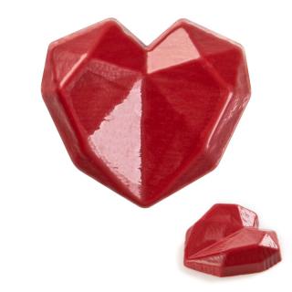 Čoko dekorácia Origami srdce 3x2,75 cm  105ks (68044) L