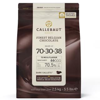 Extra horká čokoláda Callebaut (70,5%) 2,5kg