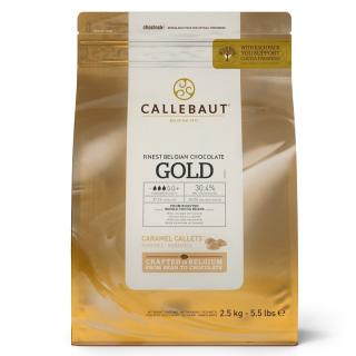 Karamelová čokoláda Callebaut Gold (30,4%) 2,5kg