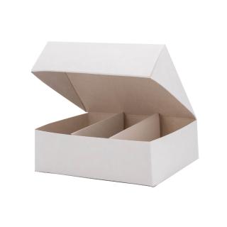 Krabička na makarónky biela 140x115x45