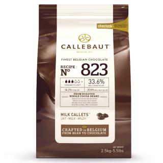 Mliečna čokoláda Callebaut 823 (33,6%) 2,5kg