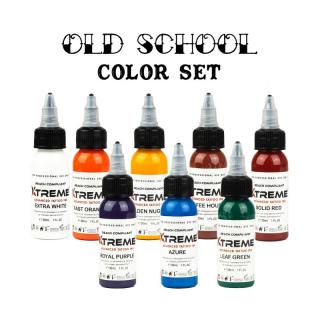XTreme Ink - Old School Color Set - 8 x 30ml