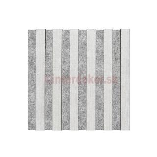 Lamelový obklad štvorec 300x300 Š / Betón ( Drevený obkladový lamelový panel imitácia betón)