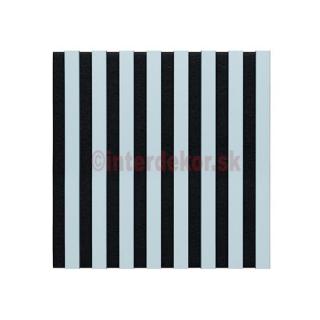 Lamelový obklad štvorec 400x400 Č / Modrý ( Drevený obkladový lamelový panel modrý)