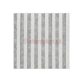 Lamelový obklad štvorec 400x400 Š / Betón ( Drevený obkladový lamelový panel imitácia betón)