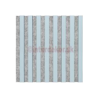 Lamelový obklad štvorec 400x400 Š / Modrý ( Drevený obkladový lamelový panel modrý)
