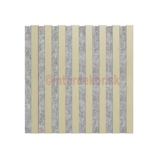 Lamelový obklad štvorec 400x400 Š / Olivový ( Drevený obkladový lamelový panel olivový)