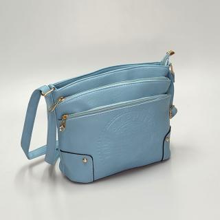 Dámska crossbody kabelka 1718 Svetlo modrá