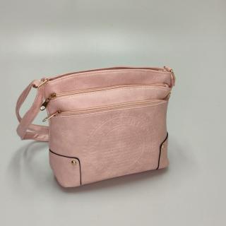 Dámska crossbody kabelka 1718 svetloružová