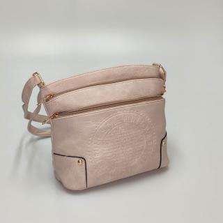 Dámska crossbody kabelka 1718 tmavobéžová