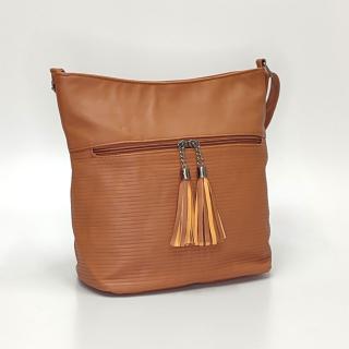 Dámska crossbody kabelka B7835 hnedá