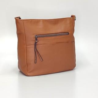 Dámska crossbody kabelka B7837 hnedá