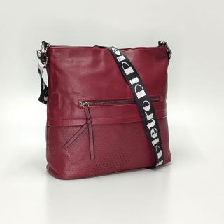 Dámska crossbody kabelka B7839 bordová