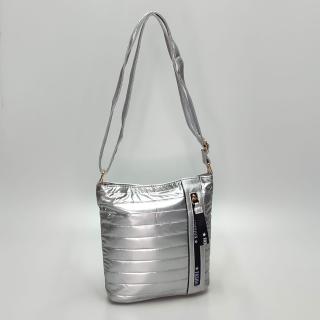 Dámska crossbody kabelka M356 strieborná