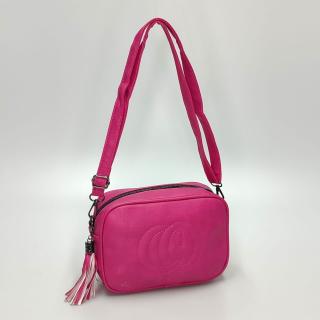 Dámska crossbody kabelka S341-5 tmavo rúžová