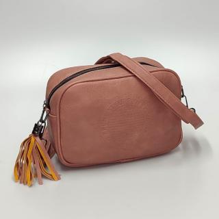 Dámska crossbody kabelka S365-5 svetlo rúžová