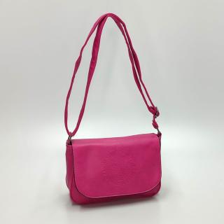 Dámska crossbody kabelka S620 tmavo ružová
