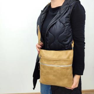 Dámska crossbody kabelka S684-H3205 bežová