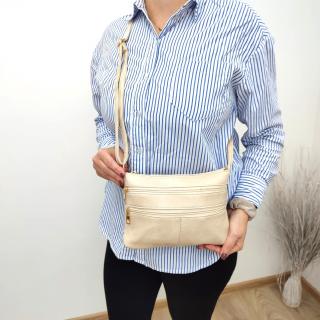 Dámska crossbody kabelka S684-S681 bežová