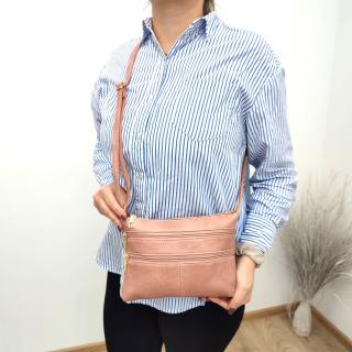 Dámska crossbody kabelka S684-S681 ružová