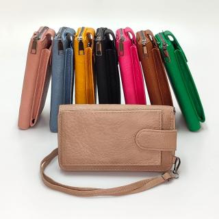 Dámska minikabelka / peňaženka K-3008 Farba: tmavoružová
