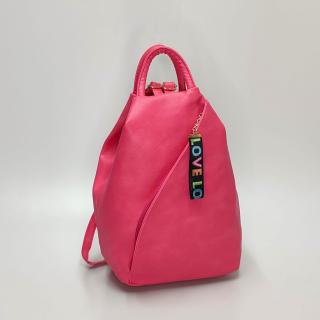 Dámsky ruksak 81261 tmavo ružový
