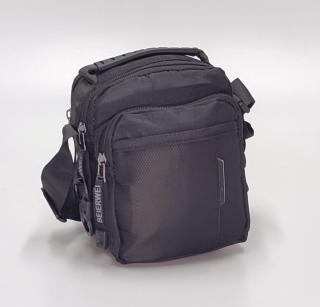 Pánska crossbody taška B8129 čierna