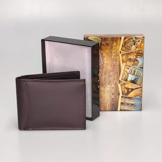 Pánska kožená peňaženka S-069 čokoládová