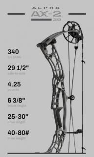 Kladkový luk Hoyt Alpha AX-2 29 a AX-2 SD