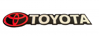 3D Chrómová Samolepka - Toyota