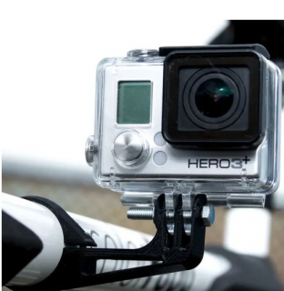 Držiak na bicykel na GoPro kameru Červená