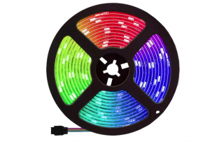 LED pasok RGB Farebný - 3m (bluetooth)