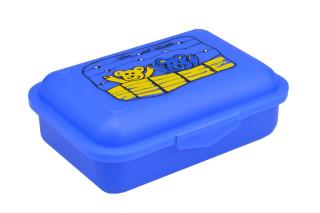 Olovrantový box - Modrý s medvedíkmi (14,5x9,5x5,5 cm)